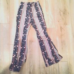 Floral bell bottoms
